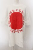 画像1: KRY CLOTHING / 「JPN」BIG Tシャツ XXXL ホワイト×レッド O-24-12-14-010-EL-TO-IG-ZT259 (1)
