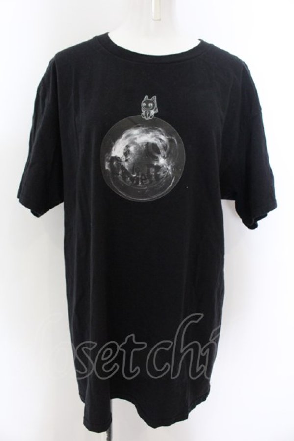 画像1: NieR Clothing / NieRちゃんptTシャツ XL 地球（ブラック） O-24-12-18-069-PU-TO-OW-ZT051 (1)