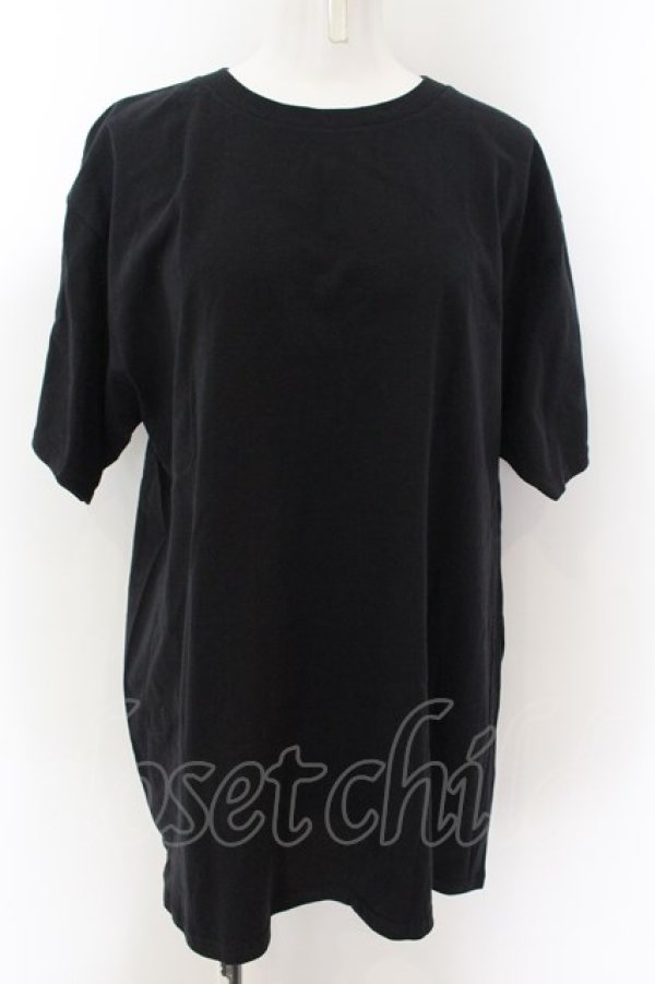 画像1: NieR Clothing / バックプリントTシャツ XL リアルラビット（ブラック） O-24-12-18-071-PU-TO-OW-ZT414 (1)