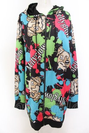 画像: Meltyglow / Melty PAINT ZIP PARKA F マルチ O-24-12-18-083-PU-TO-OW-ZT388