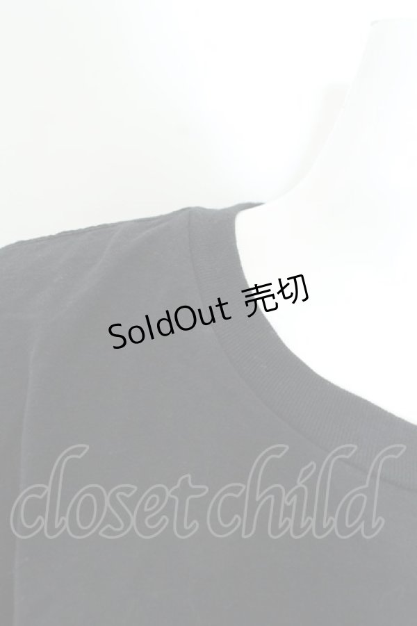 画像2: NieR Clothing / プリントTシャツ XL ハサミ（ブラック） O-24-12-18-010-PU-TO-OW-ZT051 (2)