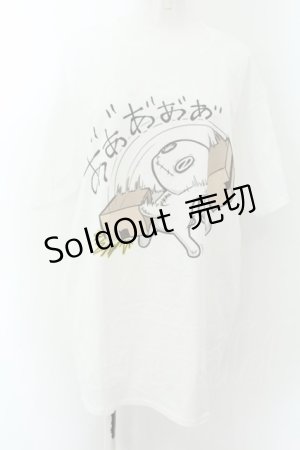 画像: NieR Clothing / NieRちゃんptTシャツ XL ブチギレ（ホワイト） O-24-12-18-014-PU-TO-OW-ZT396