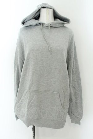 画像: NieR Clothing / バックプリントパーカー XL 洗濯ばさみ（グレー） O-24-12-18-024-PU-TO-OW-ZT051