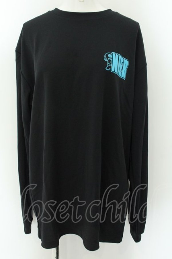 画像1: NieR Clothing / ONE君ptカットソー LL ONE君ワンポイント（ブラック） O-24-12-18-028-PU-TO-OW-ZT339 (1)