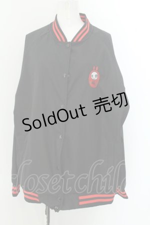 画像: NieR Clothing / 内ポケット付き 達磨NIERちゃん BLOUSON JACKET【2023年限定デザ】 F ブラック O-24-12-18-041-PU-JA-OW-ZT122