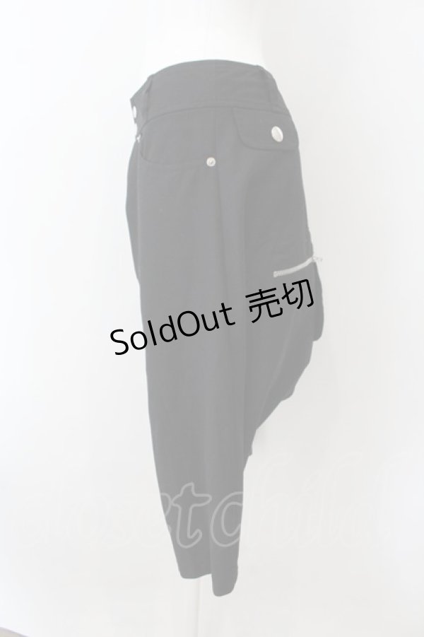 画像2: PEACE NOW / ぺろちょサルエルパンツ M ブラック O-24-12-21-003-PU-PA-IG-ZI (2)