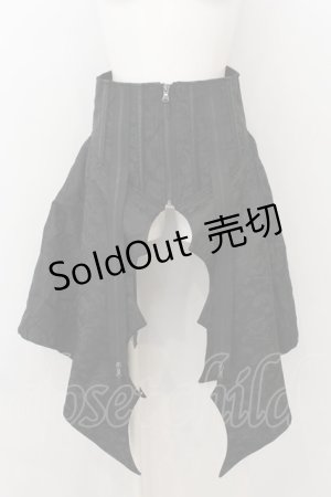 画像: Qutie Frash / 蝙蝠ラップコルセット  ブラック O-24-12-25-129-QU-SK-YM-OS