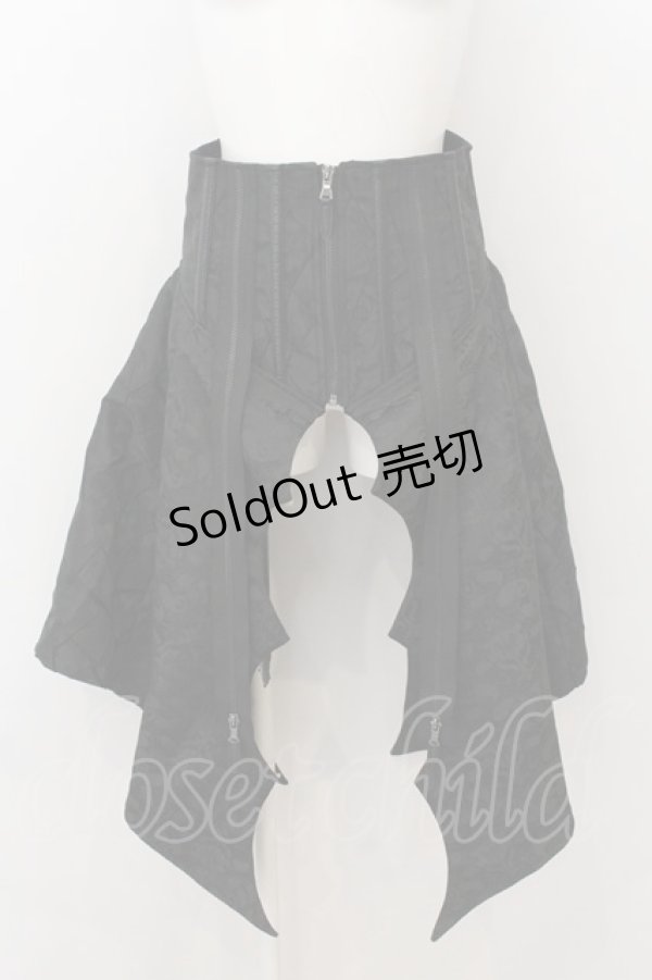 画像1: Qutie Frash / 蝙蝠ラップコルセット  ブラック O-24-12-25-129-QU-SK-YM-OS (1)