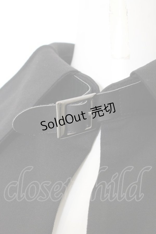 画像2: Moi-meme-Moitie / 蝙蝠マント  ブラック×ブラック裏地 O-24-12-25-138-MO-JA-OW-ZI (2)