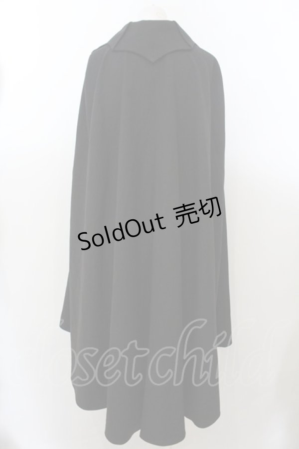 画像3: Moi-meme-Moitie / 蝙蝠マント  ブラック×ブラック裏地 O-24-12-25-138-MO-JA-OW-ZI (3)