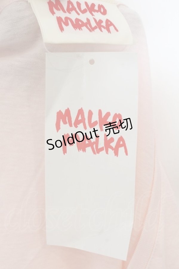 画像3: MALKOMALKA / FAKEptTシャツ M ピンク O-24-12-25-017-PU-TO-OW-ZT124 (3)