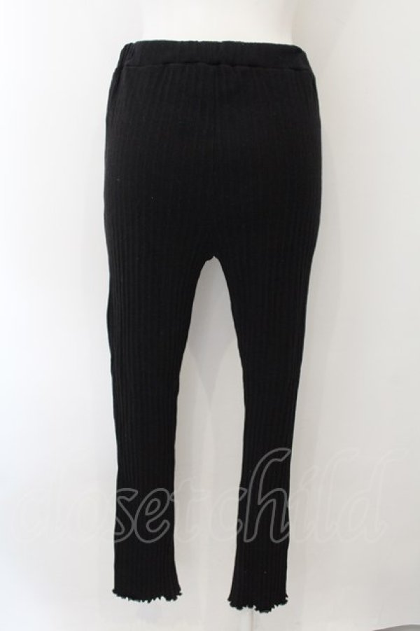 画像2: axes femme / リブレギンス M クロ O-24-12-26-006-AX-PA-OW-ZY (2)