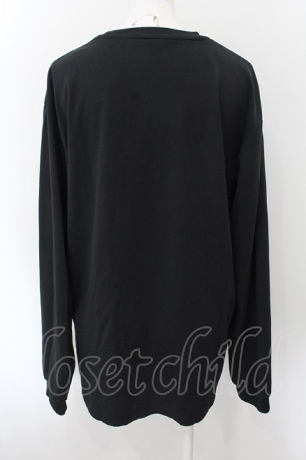 画像2: NieR Clothing / キャラクターptカットソー LL キャラクターロゴ（ブラック） O-24-12-26-060-PU-TO-OW-ZT388 (2)