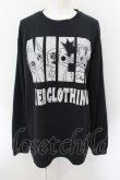 画像1: NieR Clothing / キャラクターptカットソー LL ブラック O-24-12-26-061-PU-TO-OW-ZT388 (1)