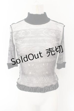 画像: Jean Paul GAULTIER FEMME / パイル切替パワーネットトップス 40 グレー O-24-12-26-033-GO-TO-OW-OS