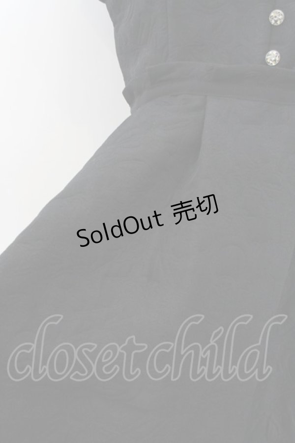 画像2: Honey Bunch / セーラームーンオリジナルジャガードハートワンピース F クロ O-24-12-27-034-LO-OP-OW-ZT164 (2)