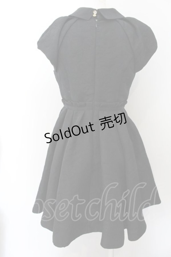 画像3: Honey Bunch / セーラームーンオリジナルジャガードハートワンピース F クロ O-24-12-27-034-LO-OP-OW-ZT164 (3)