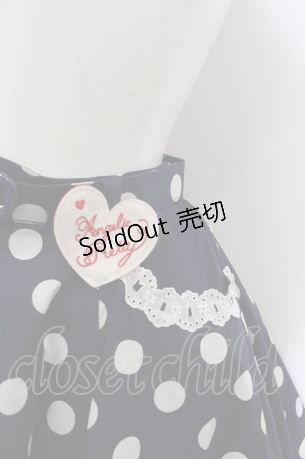 画像3: Angelic Pretty / Milkshakeドットサーキュラースカート  コン O-24-12-29-012-AP-SK-YM-OS (3)