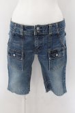 画像1: HYSTERIC GLAMOUR / ポケットハーフデニムパンツ S インディゴ O-24-12-30-001-PU-PA-IG-ZT244 (1)