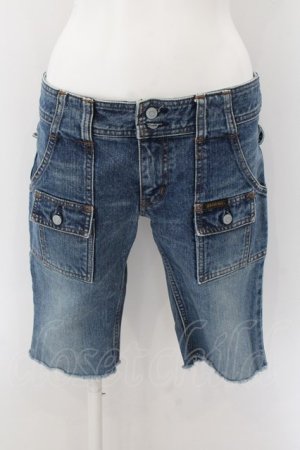 画像: HYSTERIC GLAMOUR / ポケットハーフデニムパンツ S インディゴ O-24-12-30-001-PU-PA-IG-ZT244