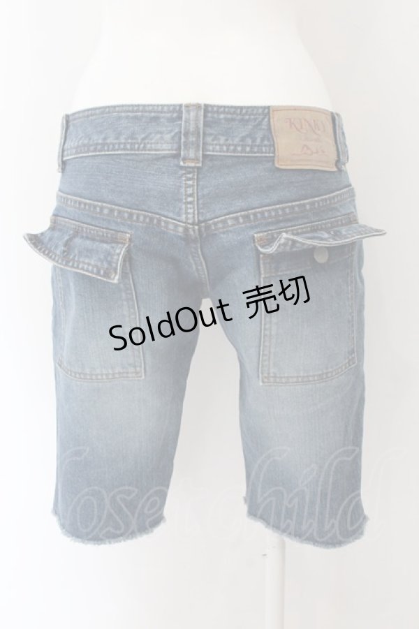 画像3: HYSTERIC GLAMOUR / ポケットハーフデニムパンツ S インディゴ O-24-12-30-001-PU-PA-IG-ZT244 (3)