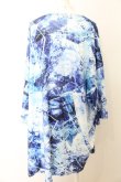 画像2: NieR Clothing / 転写Tシャツ F スプラッシュ（ブルー） O-24-12-31-1046-PU-TS-OW-ZT272 (2)
