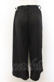 画像3: NieR Clothing / 刺繍入りパンツ  ブラック O-24-12-31-1056-PU-PA-OW-ZT302 (3)