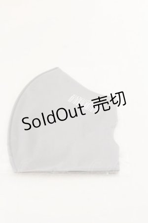 画像: NieR CLOTHING / 手洗い可能エコマスク  バーコード（グレー） O-24-12-31-1148-PU-ZA-OW-ZT394-F002