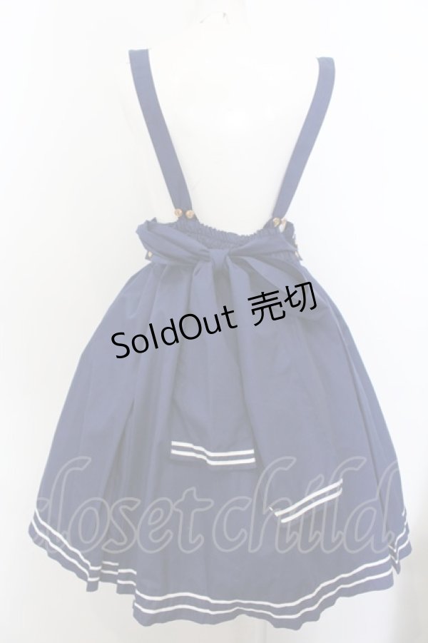 画像3: metamorphose / セーラータックスカート 1 ネイビー O-25-01-06-005-ME-SK-OW-OS (3)
