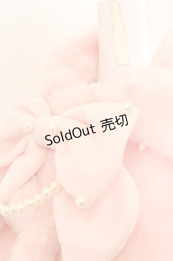 画像2: Angelic Pretty / リボンパールファーボレロ  ピンク O-25-01-06-025-AP-CO-OW-OS (2)