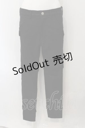 画像: MILKBOY / フリンジ PANTS パンツ  ブラック O-25-01-09-001-MB-PA-IG-ZI