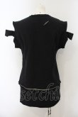 画像3: GLAVIL / スカルチェリーカットオフTシャツ  ブラック O-25-01-13-039-PU-TS-IG-ZT277 (3)