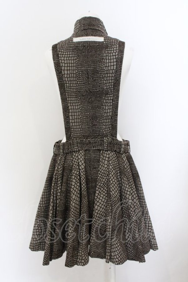 画像6: alice auaa / パイソンフロッキーハイネックコート 3 ブラウン O-25-01-15-003-AA-CO-OW-ZS (6)