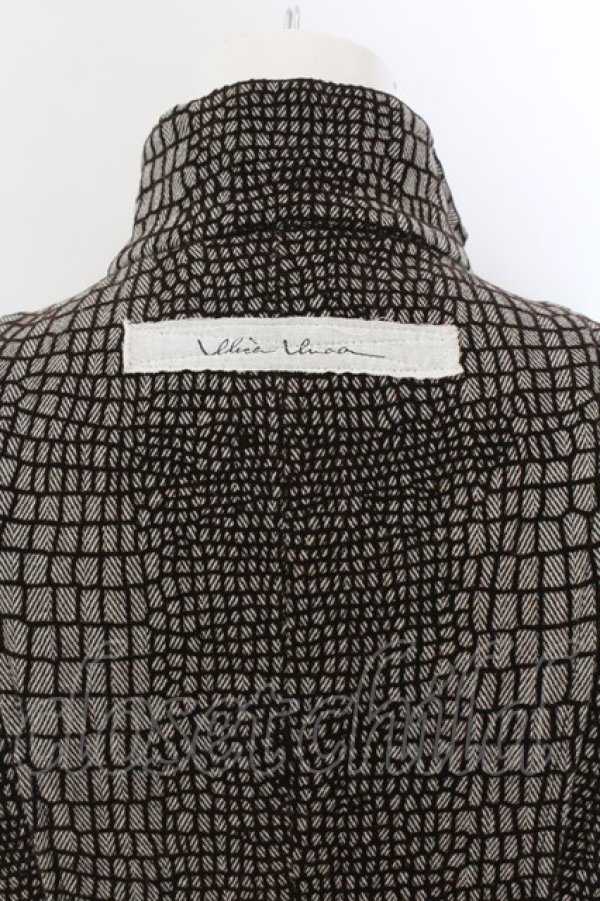 画像7: alice auaa / パイソンフロッキーハイネックコート 3 ブラウン O-25-01-15-003-AA-CO-OW-ZS (7)