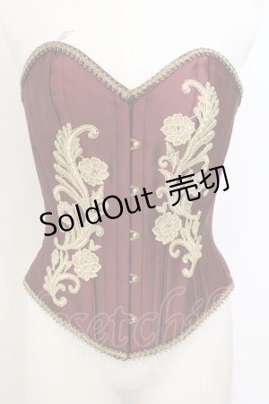 画像: Baby Doll Tokyo / バストコルセット M ワイン O-25-01-16-018-LO-TO-IG-ZY
