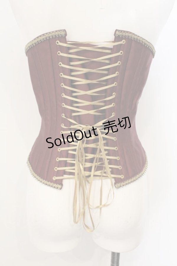 画像3: Baby Doll Tokyo / バストコルセット M ワイン O-25-01-16-018-LO-TO-IG-ZY (3)