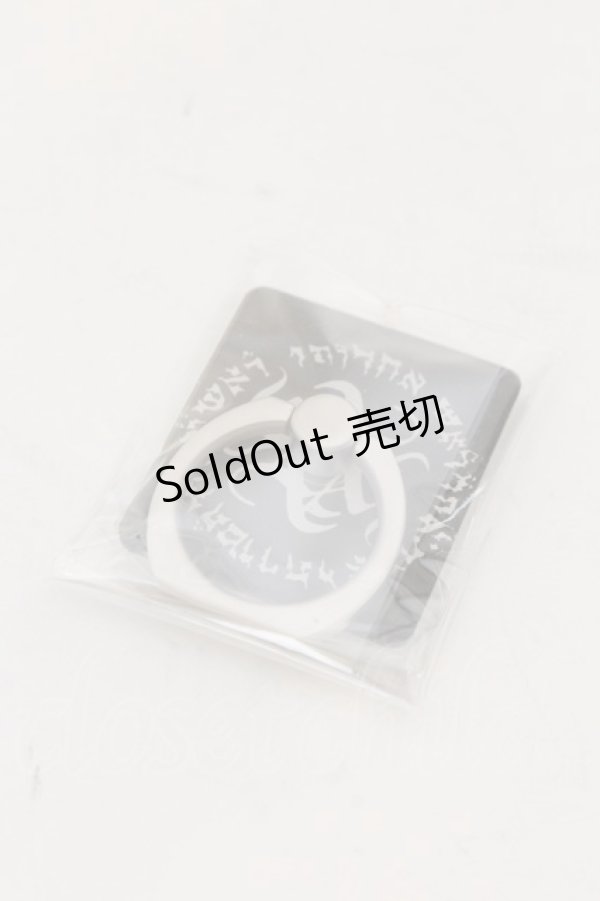 画像1: 【SALE】alice auaa / スマホリング  ブラック O-25-05-30-1092-AA-ZA-OW-ZT394-F004 (1)