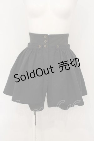 画像: ATELIER BOZ / アヴェンティショートパンツ  ブラック O-25-01-18-001-EL-PA-IG-OS