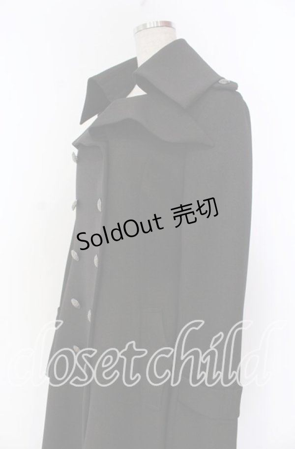 画像2: ATELIER BOZ / バーグマントレンチコート  ブラック O-25-11-19-035-EL-CO-IG-OS (2)