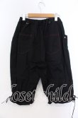 画像3: Deorart / ステッチハーフパンツ ｆ ブラック×レッド O-25-11-19-036-PU-PA-IG-ZT036 (3)