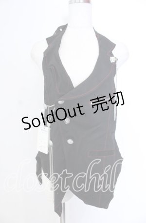 画像: Deorart / ホルターネックベスト  ブラック O-25-11-19-037-PU-TO-IG-OS