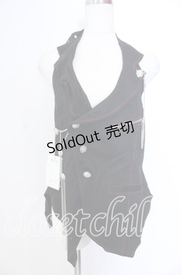 画像1: Deorart / ホルターネックベスト  ブラック O-25-11-19-037-PU-TO-IG-OS (1)