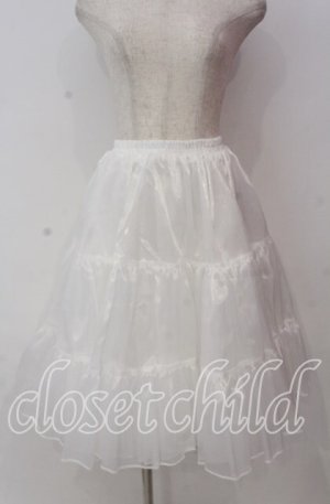画像: LOLITAその他 / オーガンジーパニエ  シロ O-25-11-19-005-LO-SK-OW-OS