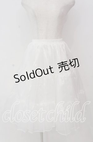 画像: LOLITAその他 / オーガンジーパニエ  シロ O-25-11-19-005-LO-SK-OW-OS