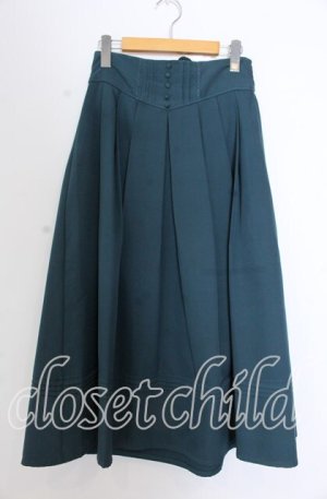 画像: axes femme / クラシカルスカート L グリーン O-25-11-19-050-AX-SK-OW-OS