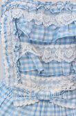 画像2: Angelic Pretty / Prettyフリルジャンパースカート（ギンガム）  サックス O-25-11-19-010-AP-OP-IG-OS (2)
