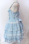 画像4: Angelic Pretty / Prettyフリルジャンパースカート（ギンガム）  サックス O-25-11-19-010-AP-OP-IG-OS (4)