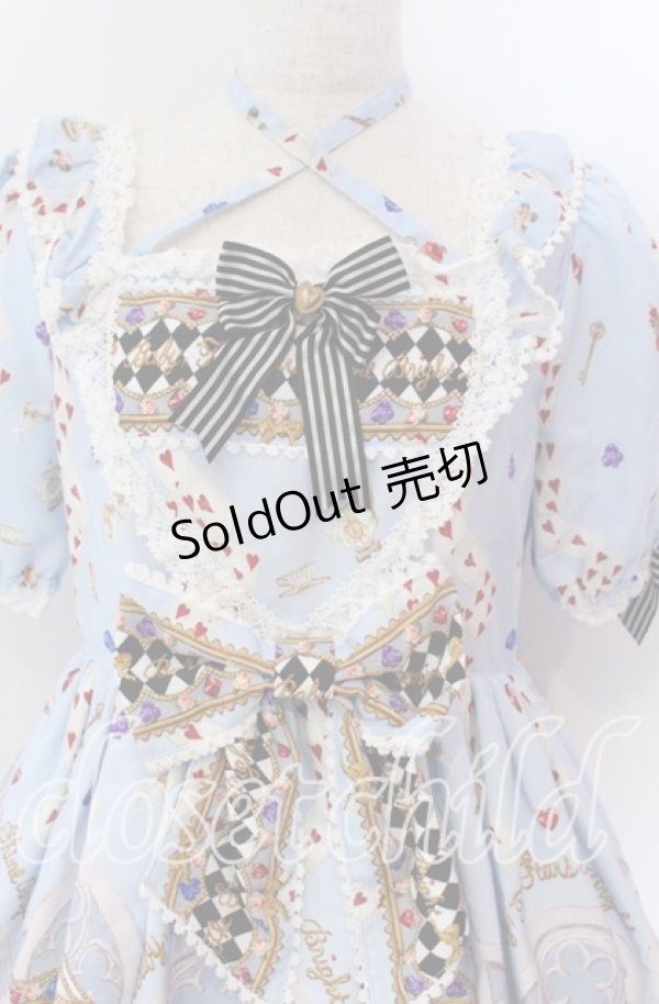 画像3: BABY,THE STARS SHINE BRIGHT / Alice in the Crystal Palace柄ワンピース  サックス O-25-11-19-011-BA-OP-OW-OS (3)