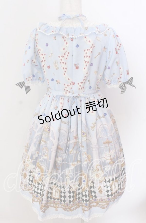 画像5: BABY,THE STARS SHINE BRIGHT / Alice in the Crystal Palace柄ワンピース  サックス O-25-11-19-011-BA-OP-OW-OS (5)