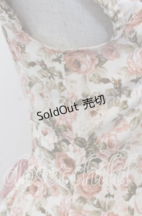 画像2: Mary Magdalene / エグランティーヌワンピース  生成り×ピンク O-25-11-19-013-CL-OP-IG-OS (2)